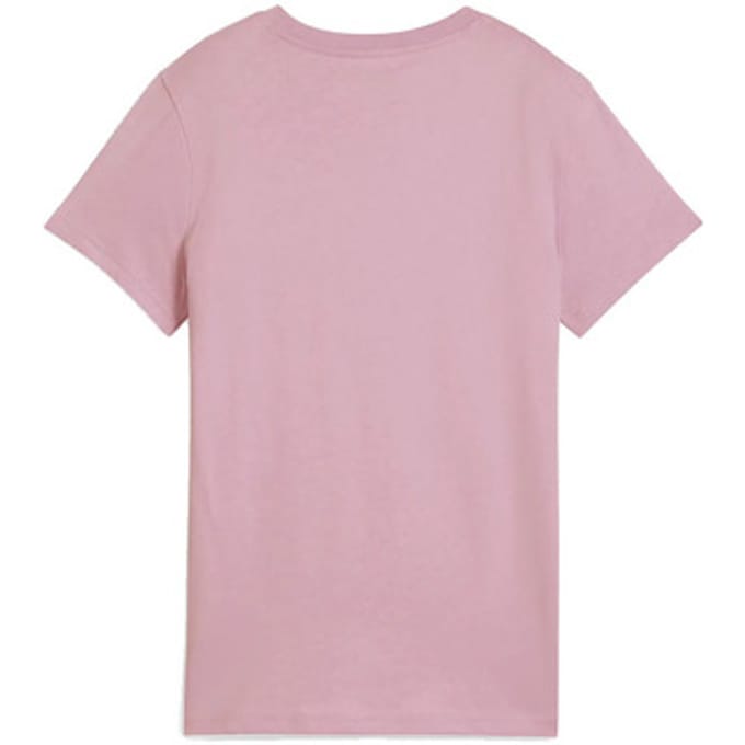 Puma Ess N1 Logo T-shirt Met Korte Mouwen Roze S Vrouw