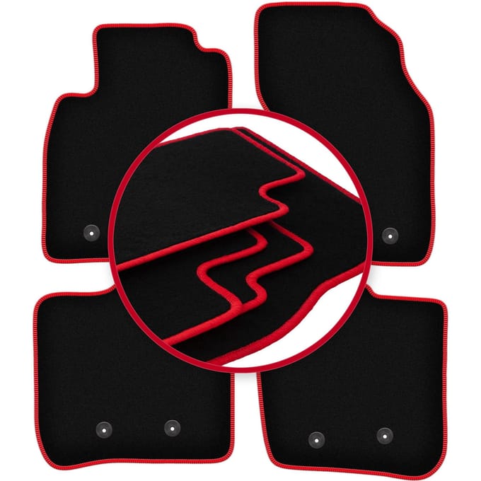 CARLUX-RED automatten voor: Volvo V40 I stationwagen (1995-2004)