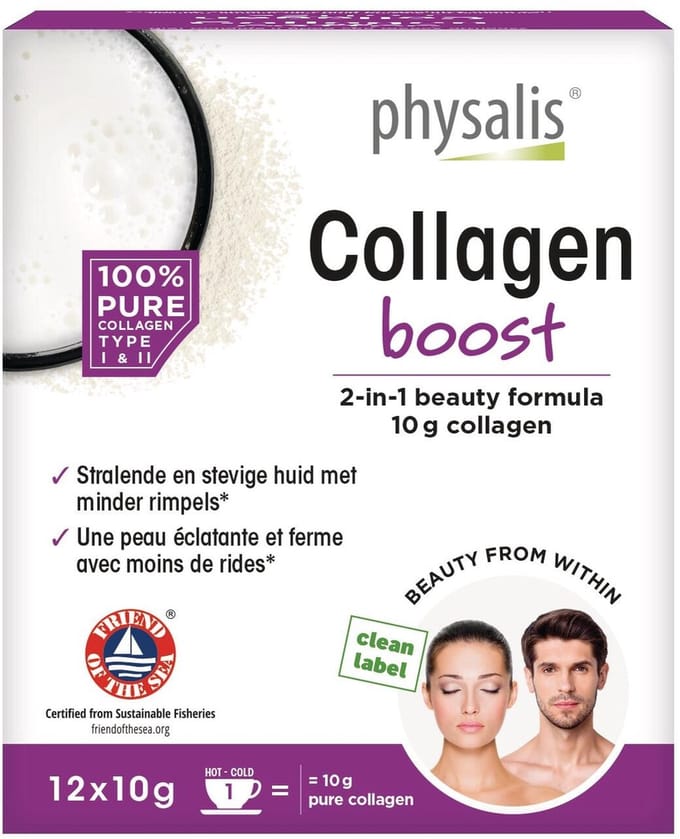 Physalis Collagen boost 10 gram 12 Stuks