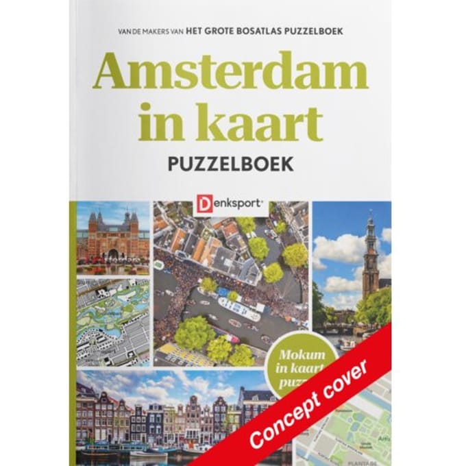 Het Amsterdam In Kaart Puzzelboek - Denksport Puzzelboek - Peter Vroege