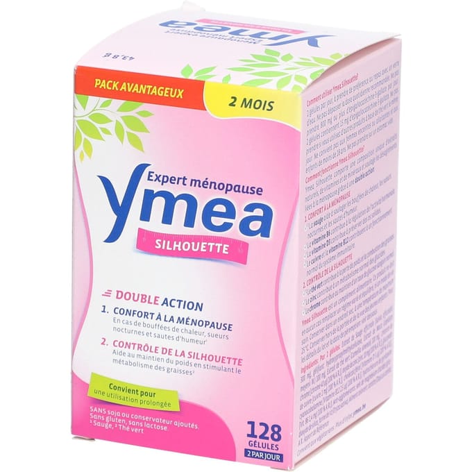 Ymea Silhouet Voedingssupplement Afslanken En Menopauze 128 Capsules