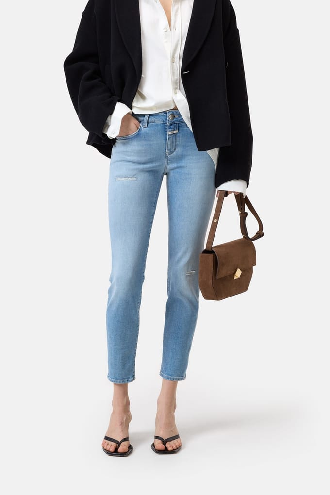 Closed Baker Light Blue Taglia: W28L34 | Pantaloni skinny Outlet | Donna | Blu