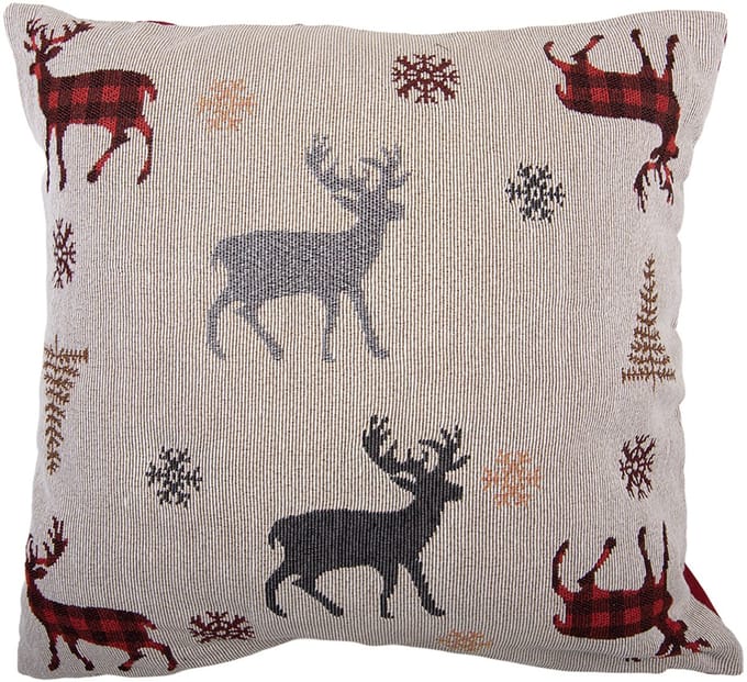 Clayre & Eef Sierkussen 44x44 cm Beige Polyester