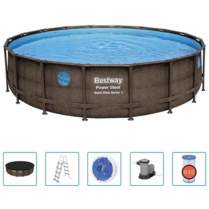 Bestway - Zwembadset - Power - Steel - 549x122 - cm