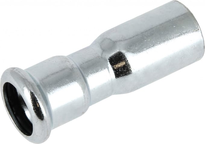 Bonfix Pressfitting staalverzinkt CV Insteekverloopkoppeling �35 x 28 - insteek x press - (m-profiel)