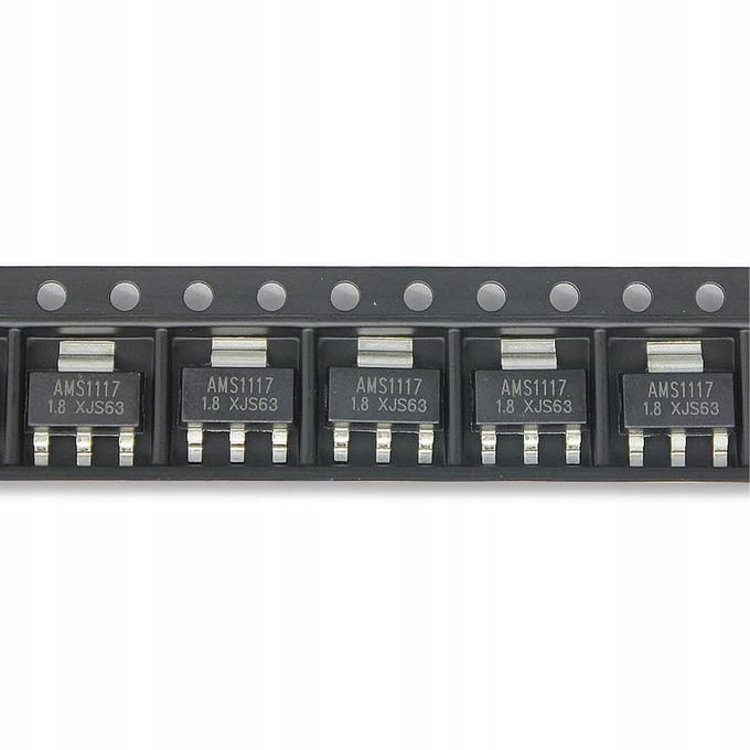 AMS1117 5V 1A Spanningsregelaar – SMD | SOT-223 | 2 stuks