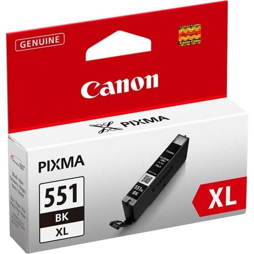 CLI-551XL BK  - Inktcartridge / Zwart / Hoge Capaciteit