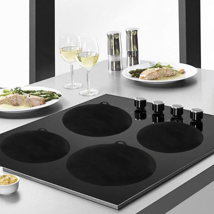 Elektrische Beschermer Siliconen Antislip Mat Hoge Temperatuurbestendigheid Hittegeïsoleerde Mat black