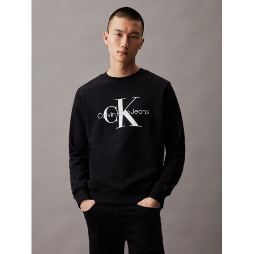 Calvin Klein monogram sweatshirt - zwart M