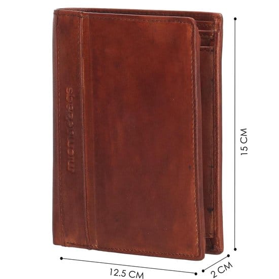 Micmacbags Wallstreet Heren billfold Portemonnee - cognac