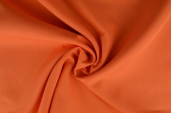 Brandvertragende stof - 300cm breed - Oranje - 12 meter