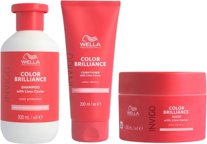 Wella Color Brilliance Fine Triple Set - 300+200+150ml