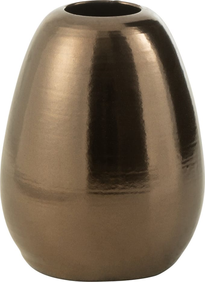 J-Line vaas - porselein - zwart - small - 30 cm hoog
