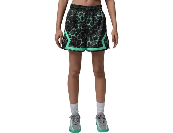 Jordan 4" Diamond Korte Broek Dames Groen K342