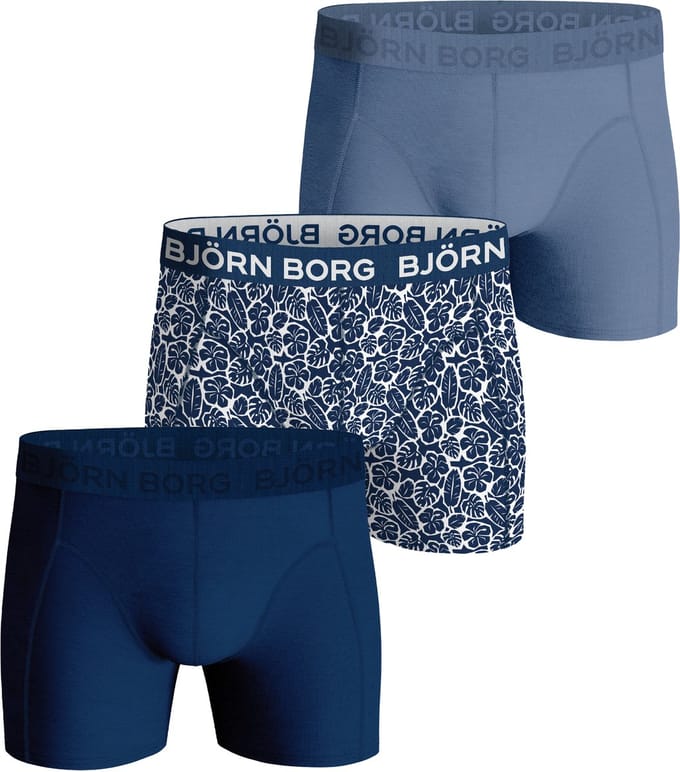 Björn Borg Cotton Stretch boxers - heren boxers normale lengte (3-pack) - multicolor