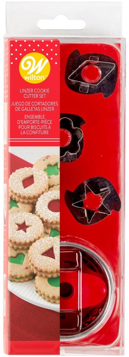Wilton Uitsteekvormpjes - Oostenrijkse Linzer-Koekjes - Set/7