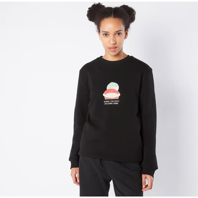 South Park Screw You Guys Sweatshirt - Zwart - XL