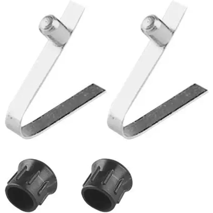 Set van 2 veren en eindkappen 114 en 1143 Kerbl (x2)