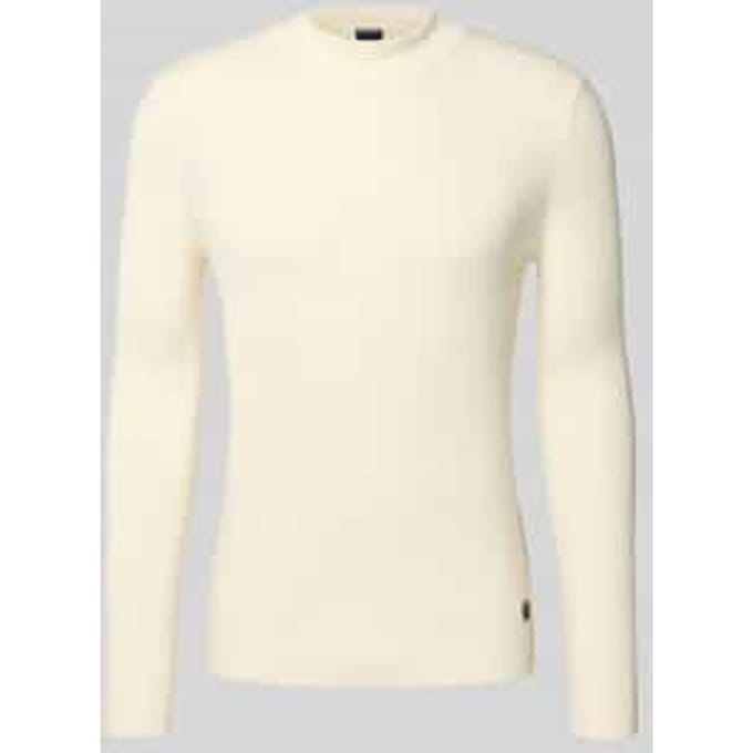 Gebreide pullover met ribboorden, model 'Donteo'