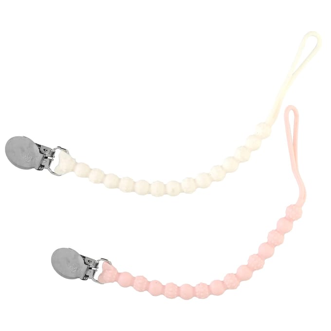 Razzies Speen, 0M+, Roze/Beige, 2 Stuks white