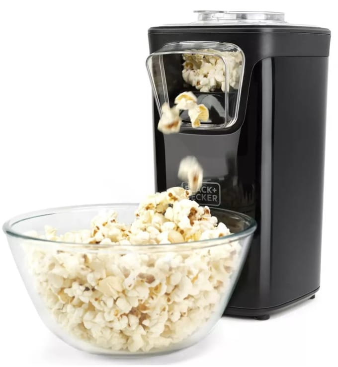 Black & Decker Bxpc1100e 1100w Popcorn Machine Transparant