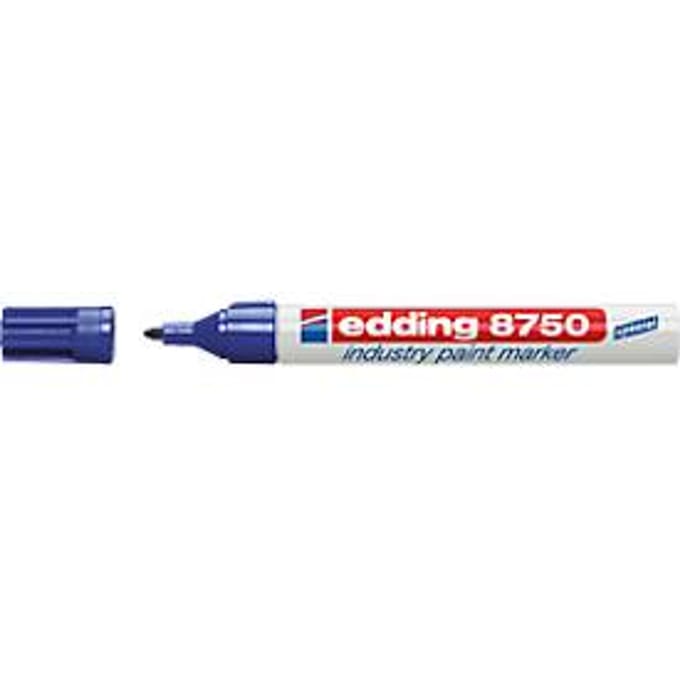 Paintmarker edding 8750 industrie 2-4mm blauw | 10 stuks