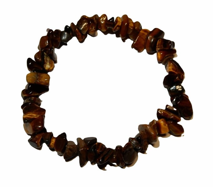 Tijgeroog Geel Split Armband
