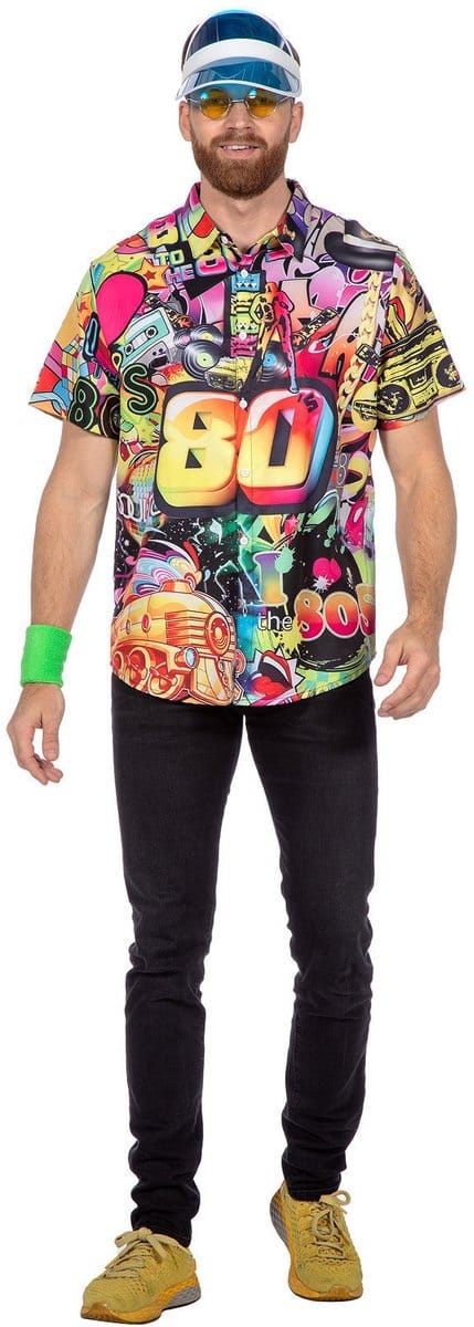 Party Blouse 80's Heren - Maat M
