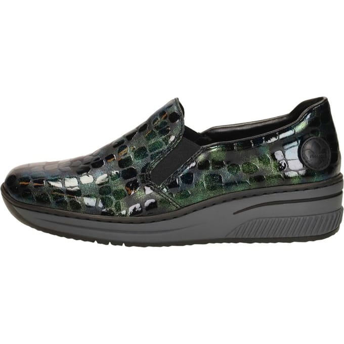 Rieker Instappers - Dames - Groen - Maat:38
