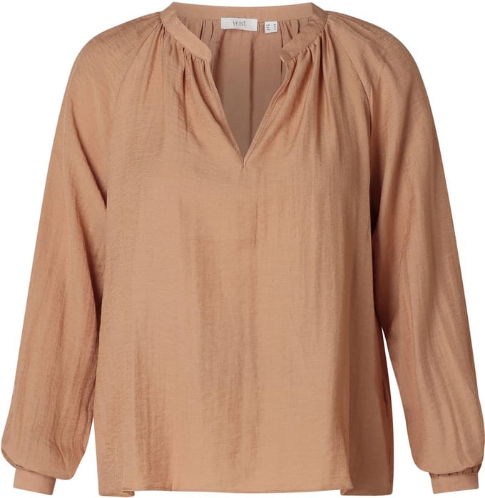 YEST Safae Essential Tops - Baked Clay - maat 46