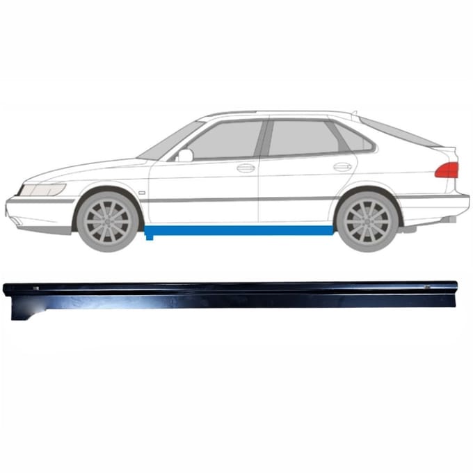 Reparatie dorpel voor Saab 900 1978-1998 / Links