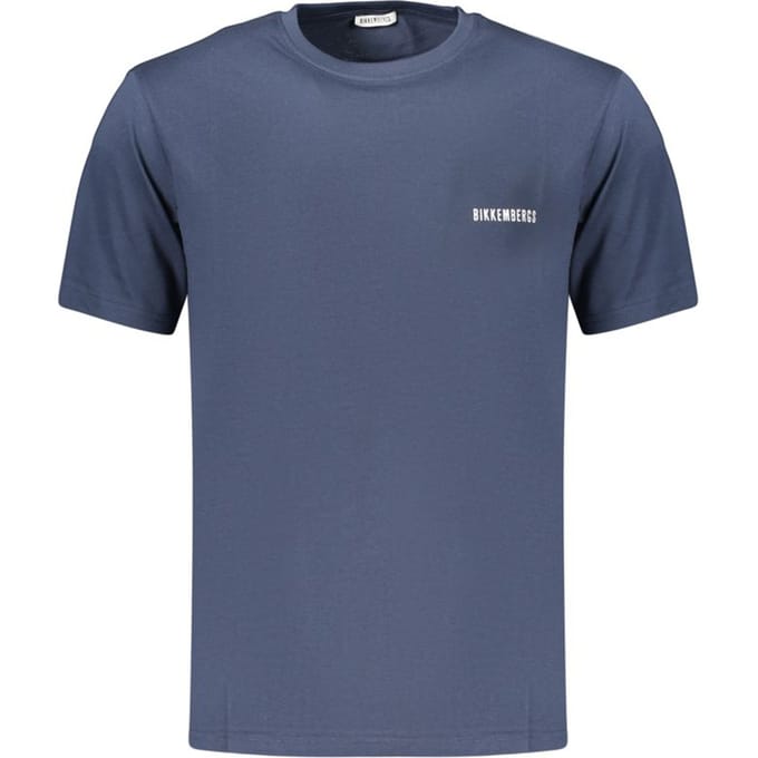 Bikkembergs Blauw Katoenen Heren T-Shirt