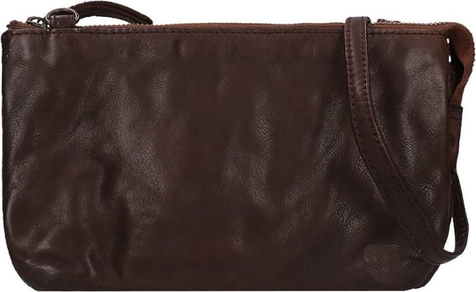 Bear Design Uma Cow Lavato Clutch - Brown – Leren clutch / schoudertas – Van leer – Crossbody, damestassen en handtassen