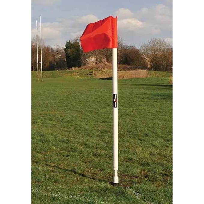 Precision - Cornervlagset - 183 centimeter - Pvc - Rood - 12-delig