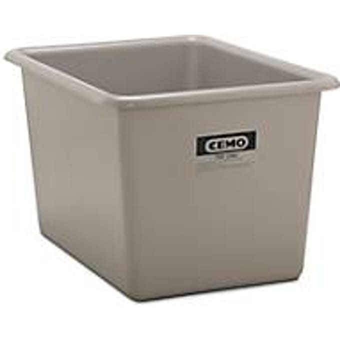 Rechthoekige container Standaard, GFK, 700 l, grijs