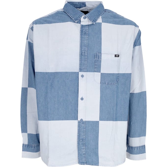 Gomez herenoverhemd met lange mouwen denim L/s geweven vintage indigo