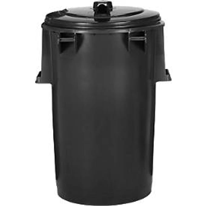 Systeemafvalbak SME, inhoud 35 l, zonder handvat, antraciet