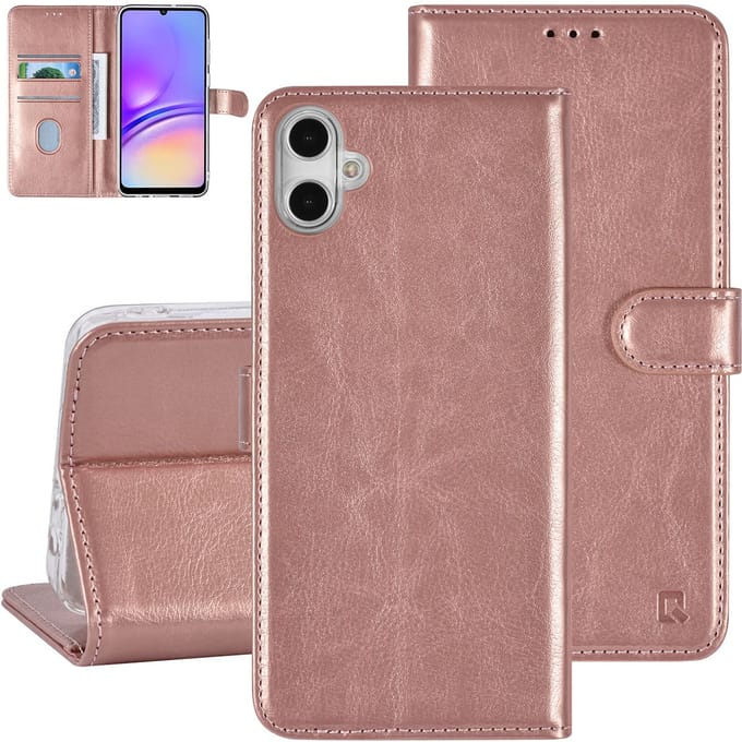 UNIQ Accessory Galaxy A05 Book Case hoesje Pasjeshouder - Rose Gold