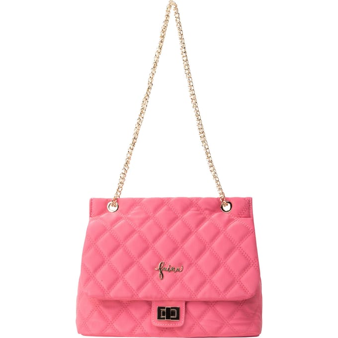 Faina schoudertas Dames roze