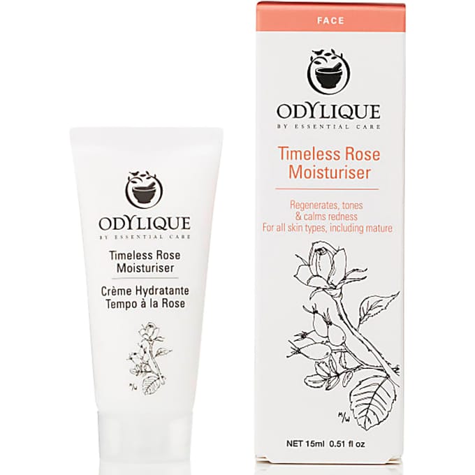 Odylique Timeless Rose Moisturiser - 15ml Reisverpakking