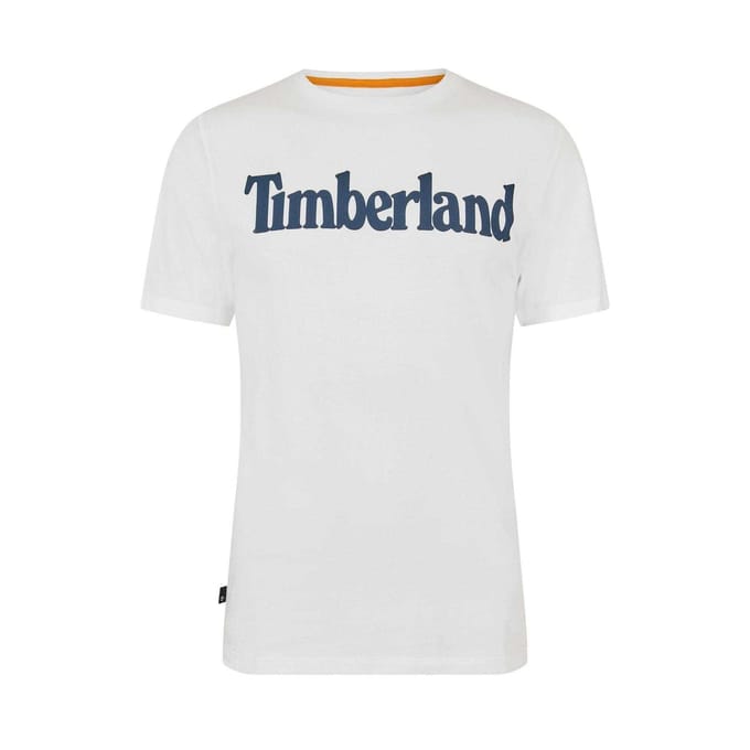 Timberland Heren Kennebec rivier katoen T-shirt (Wit)