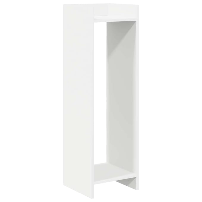 vidaXL - Plantenstand - Wit - 30 - x - 30 - x - 100 - cm - Bewerkt - hout