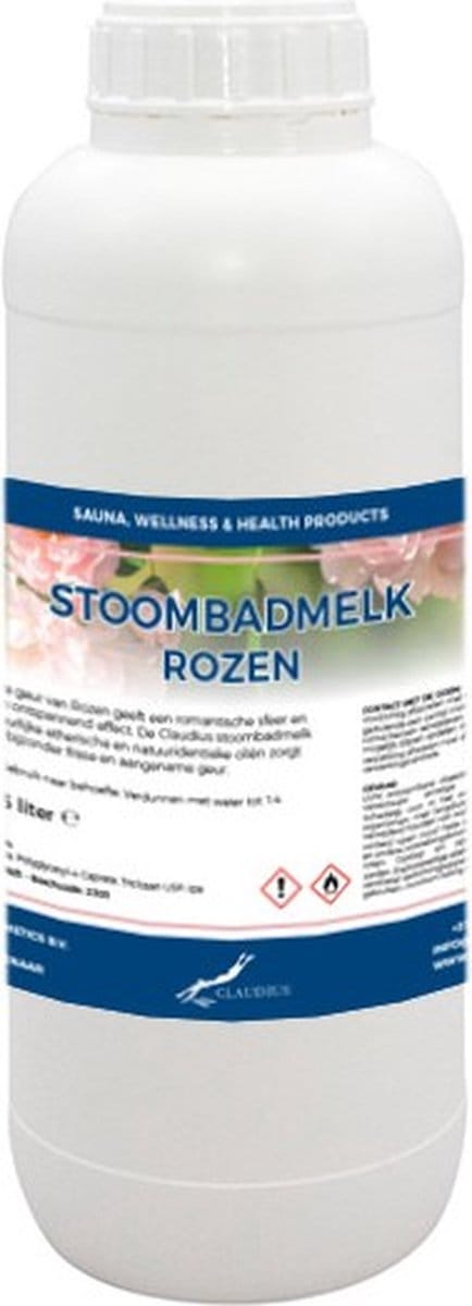 Stoombadmelk Rozen 1 liter