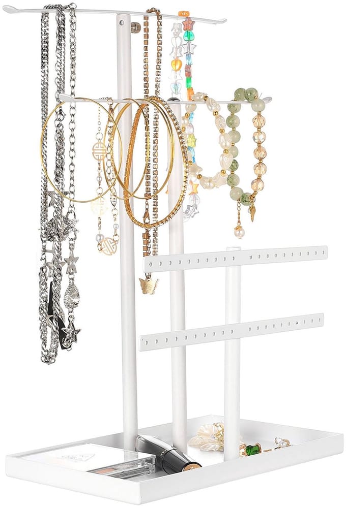 Unyqoos® Elegant en Functioneel Sieradenrek met Meerdere Lagen voor Optimaal Gebruik