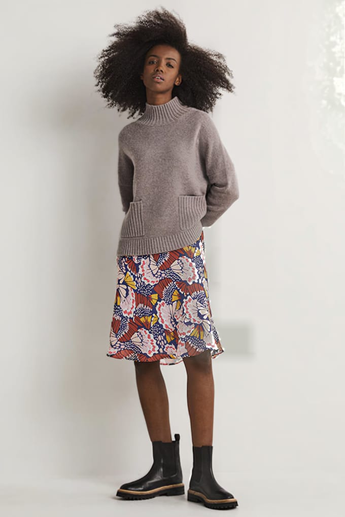 Boden Crinkle Bias-cut Skirt Mpt Maat: 20 | Mini Rokken Outlet | Dames