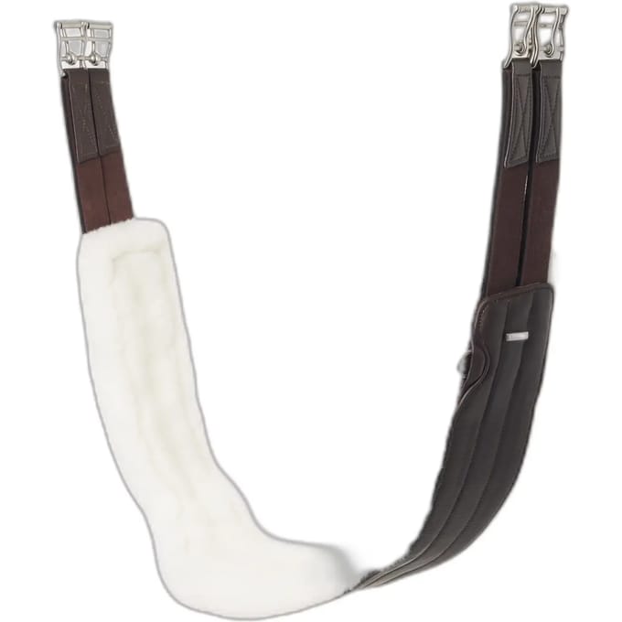 Leren singel voor paard met wollen voering LeMieux Hunter