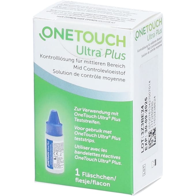 ONE TOUCH Ultra Plus Solution de Contrôle Moyenne 3,8 Accessoires