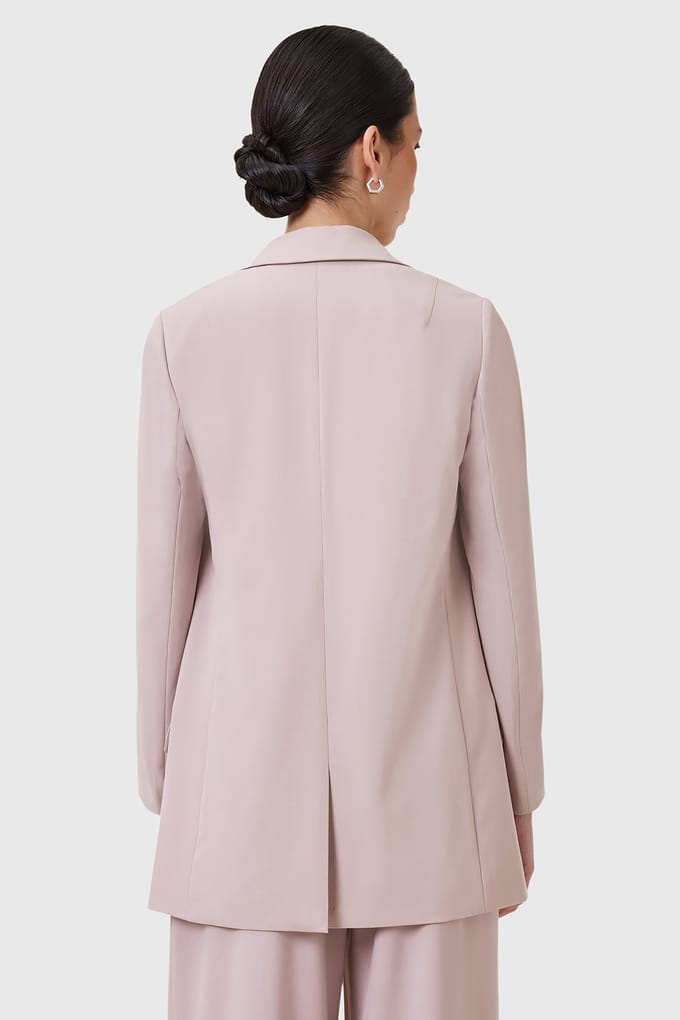 AllSaints Aleida Tri Blazer Mauve Chalk Pink Maat: 2 | Blazers Outlet | Dames | Roze