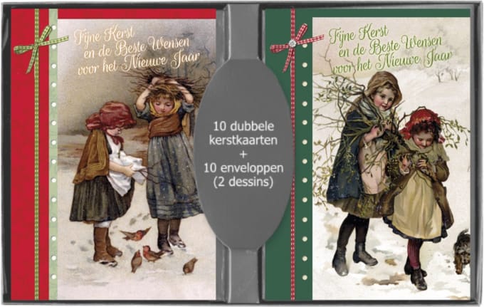 kerstkaarten box Nostalgisch 5