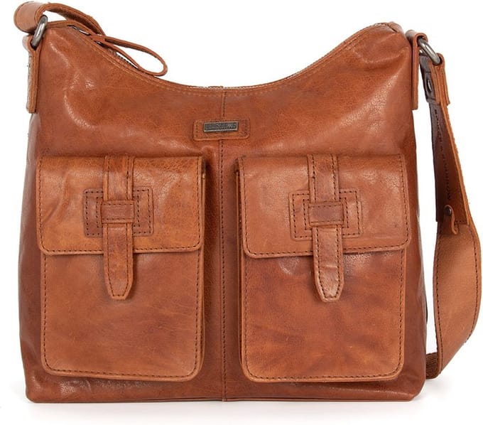 Leren Crossbodytas - Arizona - Brandy Cognac